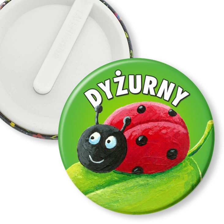 przypinka klips Dyżurny Biedronki