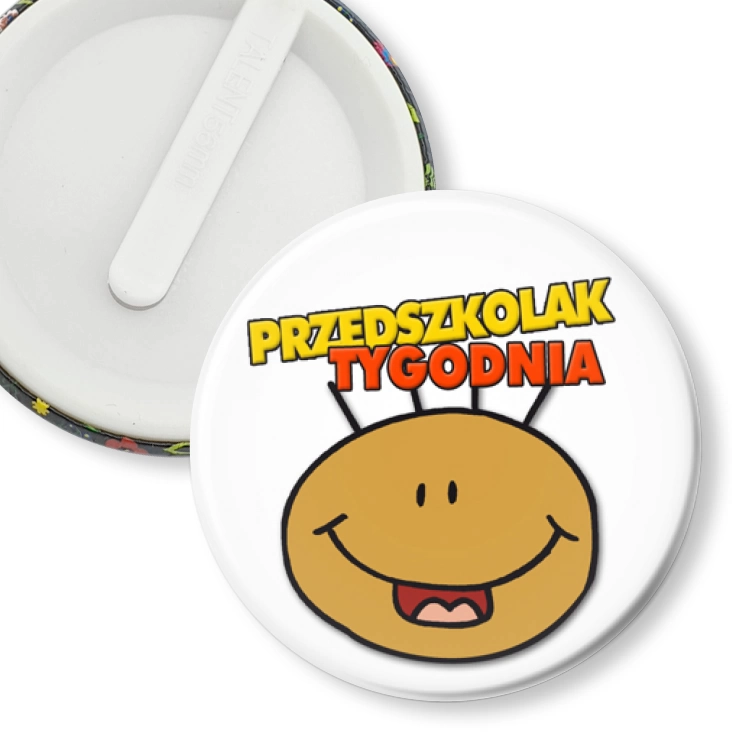 przypinka klips Przedszkolak Tygodnia