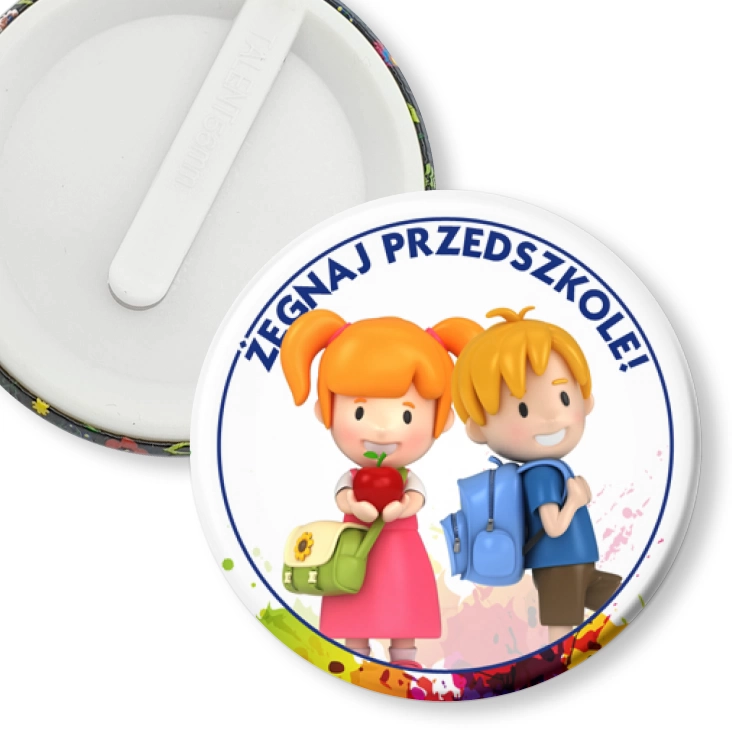 przypinka klips Żegnaj Przedszkole!