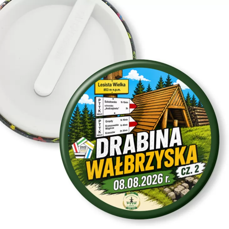 przypinka klips PTTK Nysa Drabina Wałbrzyska