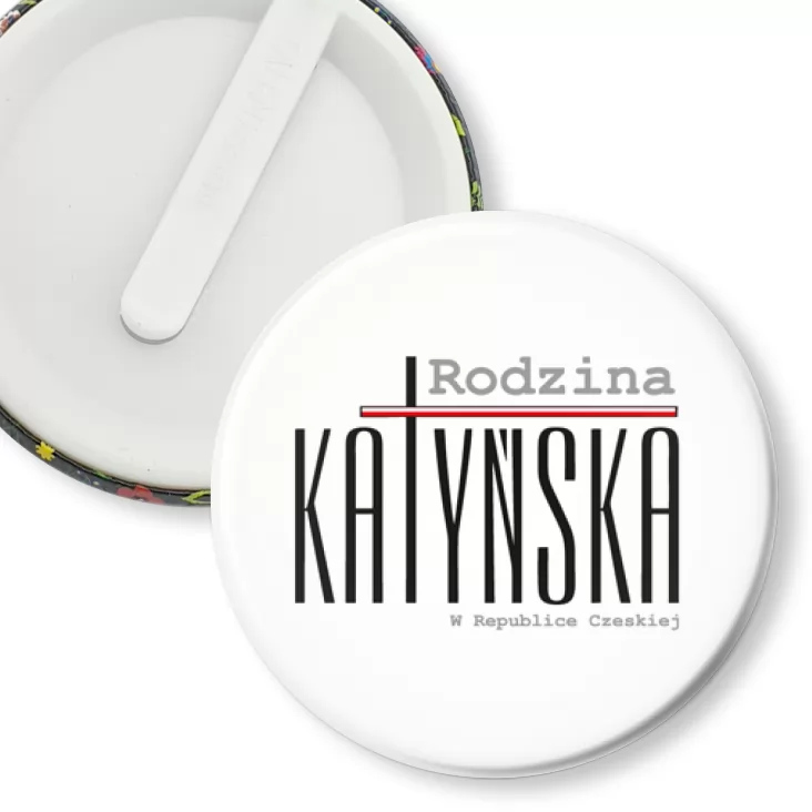 przypinka klips Rodzina Katyńska logo
