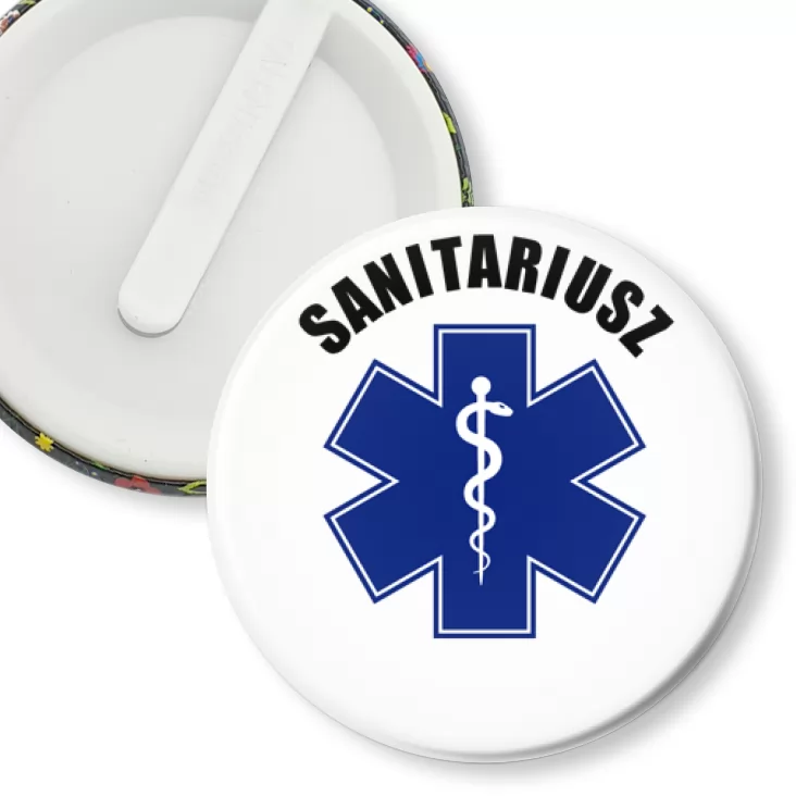 przypinka klips Sanitariusz