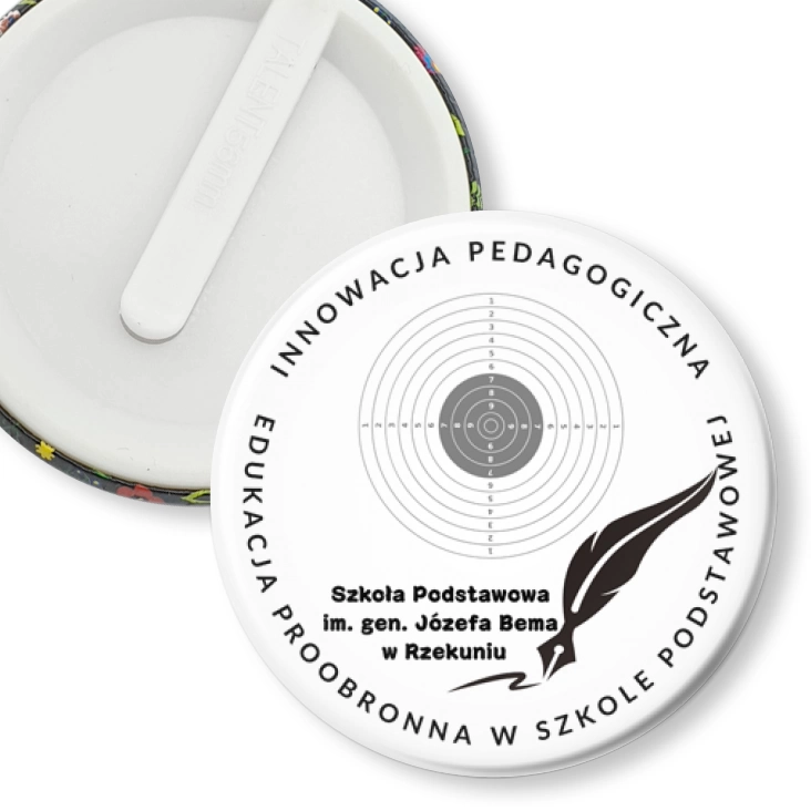 przypinka klips SP w Rzekuniu Edukacja proobronna