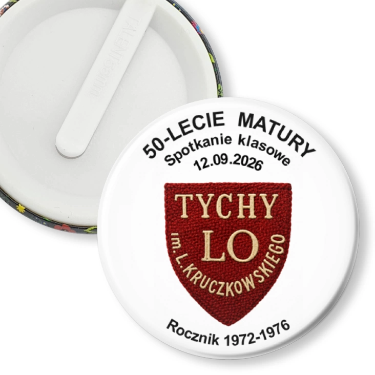 przypinka klips Spotkanie Klasowe LO im. L. Kruczkowskiego Tychy