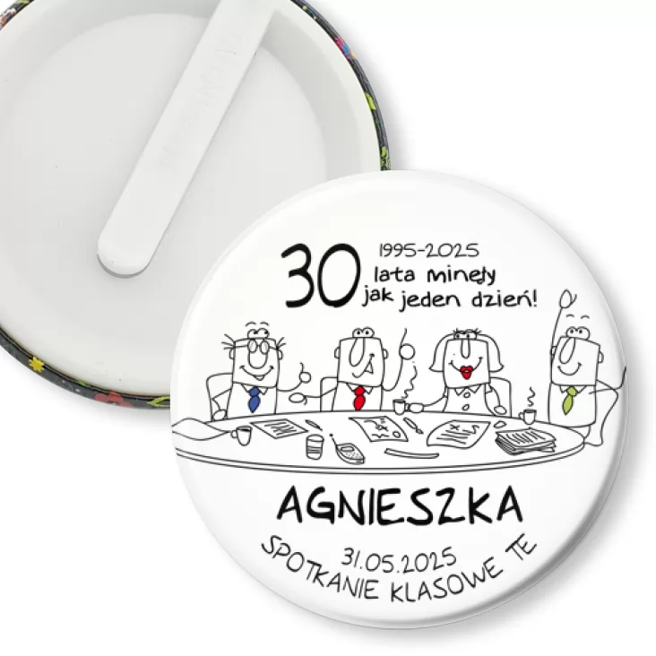 przypinka klips Spotkanie klasowe TE 2025
