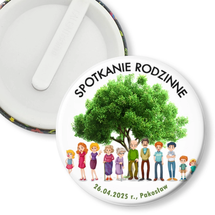 przypinka klips Spotkanie Rodzinne Pakosław 2025