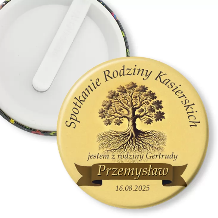 przypinka klips Spotkanie rodziny Kasierskich 2025