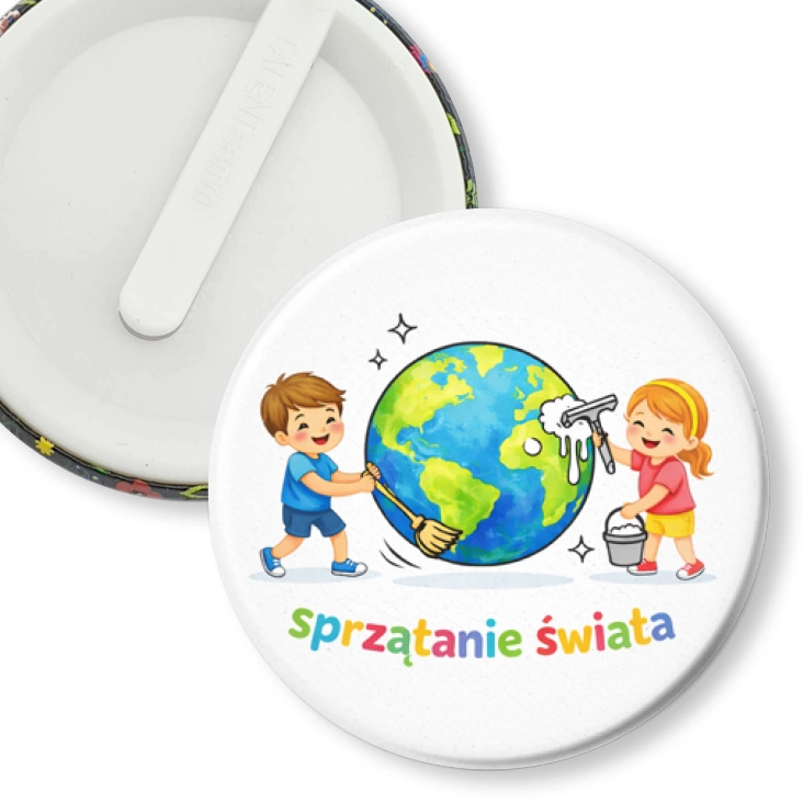 przypinka klips Sprzątanie Świata