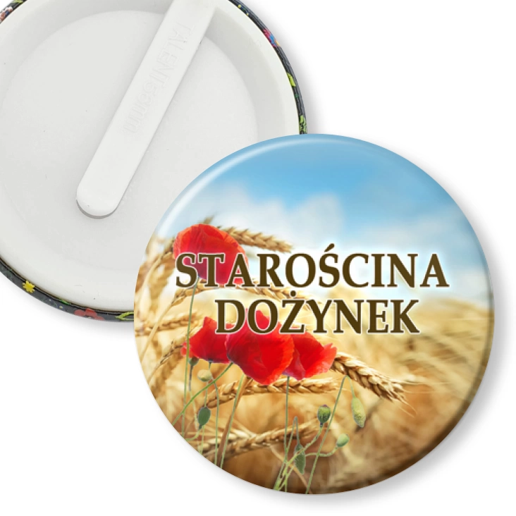 przypinka klips STAROŚCINA DOŻYNEK