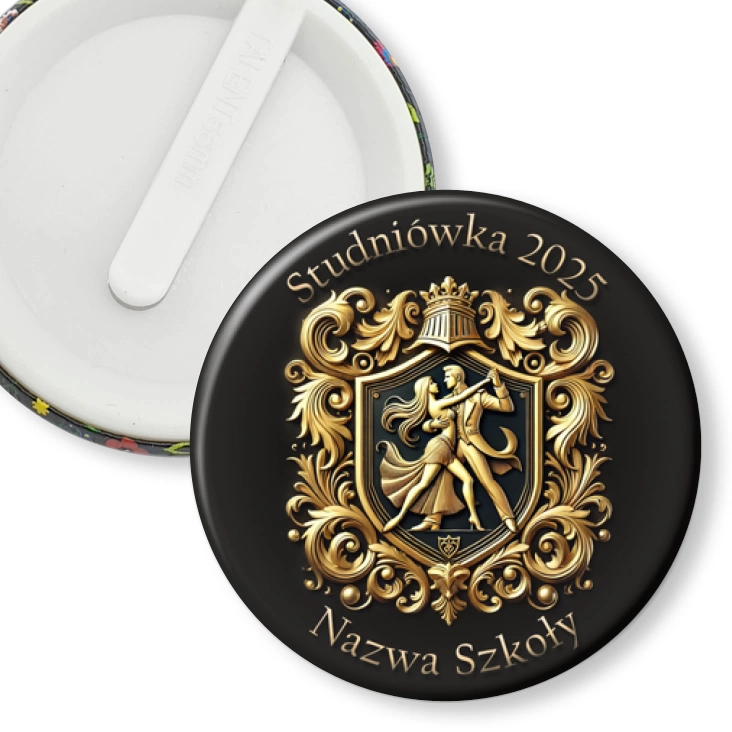 przypinka klips Studniówka Herbowa