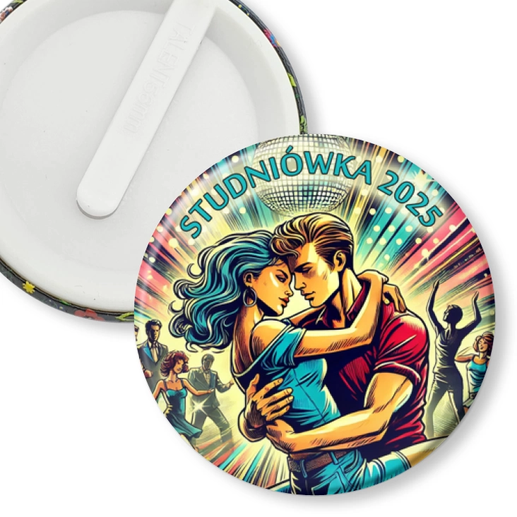 przypinka klips Studniówka komiksowa