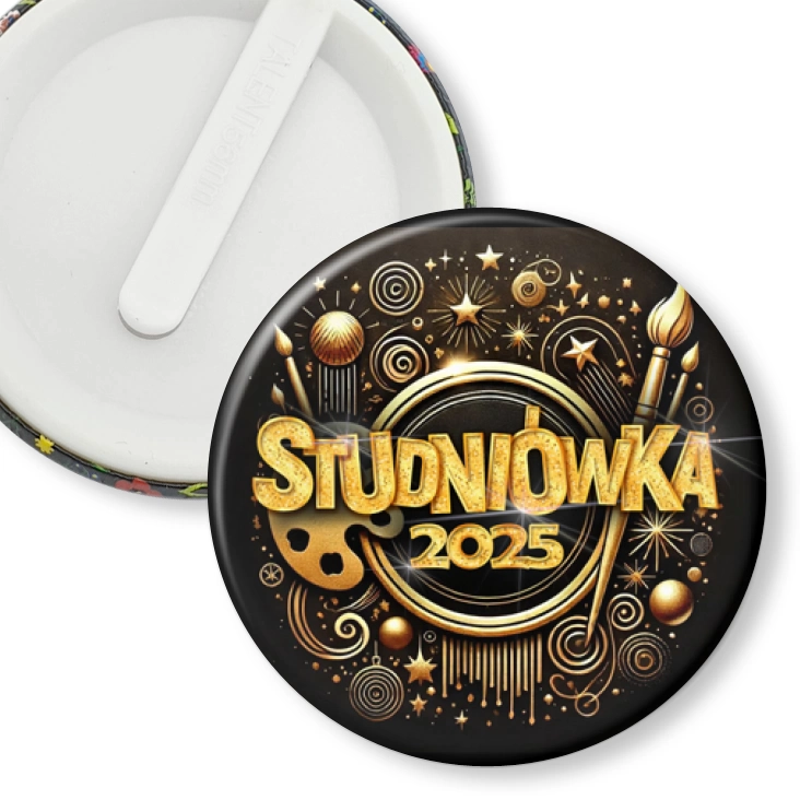 przypinka klips Studniówka profil artystyczny