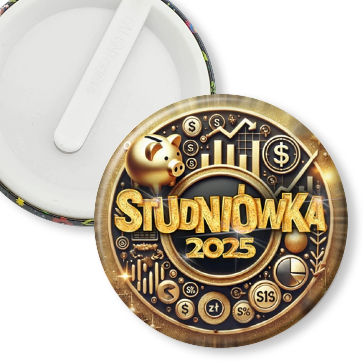 przypinka klips Studniówka profil ekonomiczny