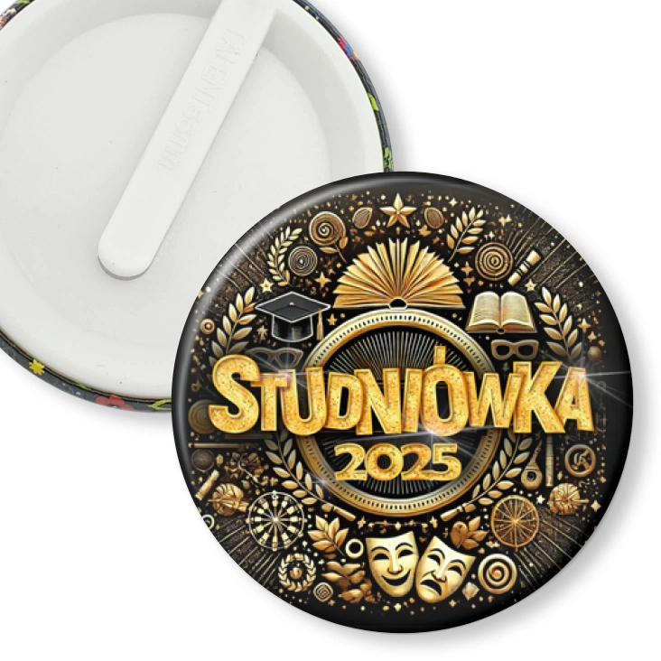 przypinka klips Studniówka profil humanistyczny