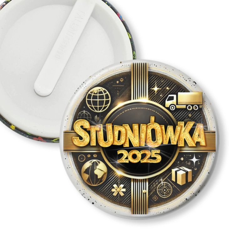 przypinka klips Studniówka profil logistyczny
