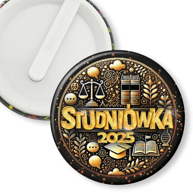 przypinka klips Studniówka profil społeczno-prawny
