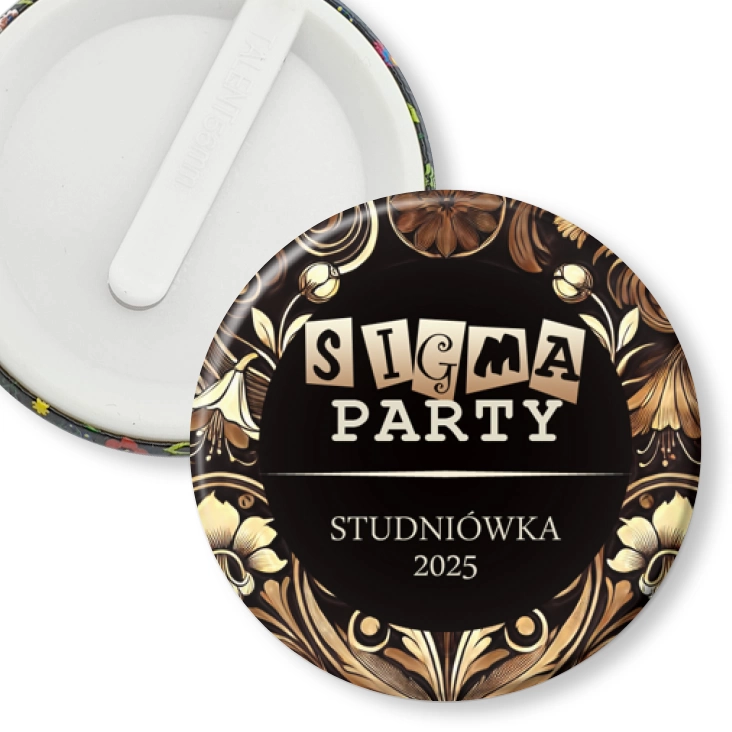 przypinka klips Studniówka Sigma
