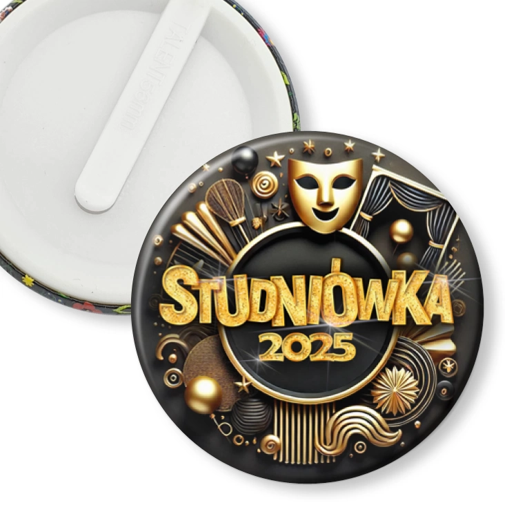przypinka klips Studniówka szkoła teatralna