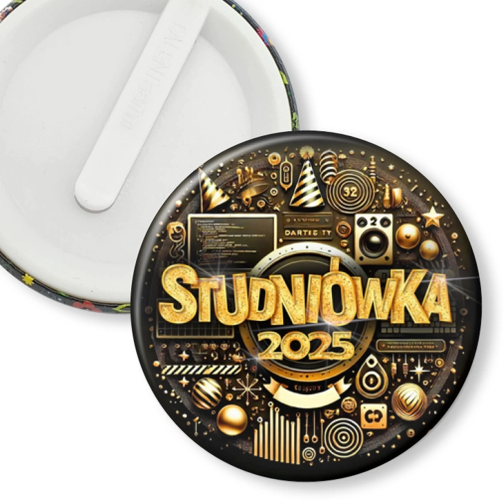 przypinka klips Studniówka technik informatyk