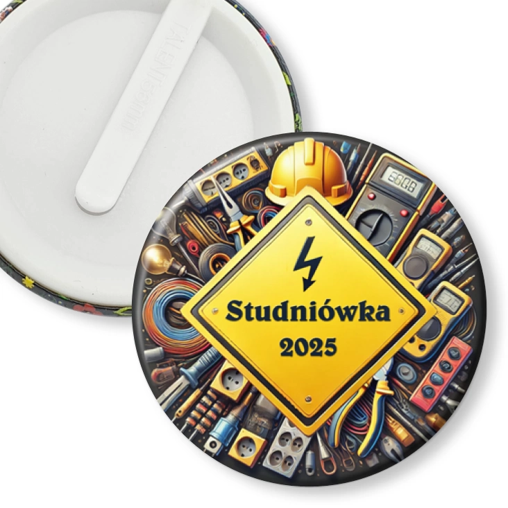 przypinka klips Studniówka Zespół Szkół Elektrycznych