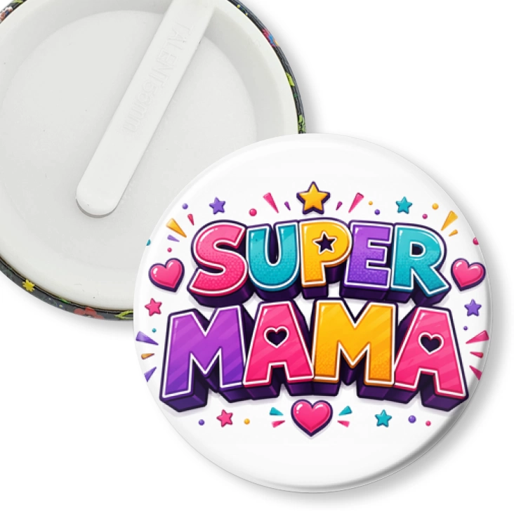 przypinka klips Super mama