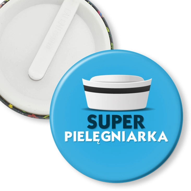 przypinka klips Super pielęgniarka
