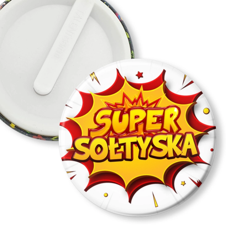 przypinka klips Super Sołtyska