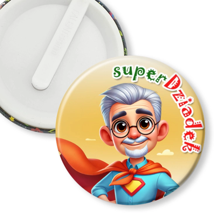 przypinka klips superDziadek