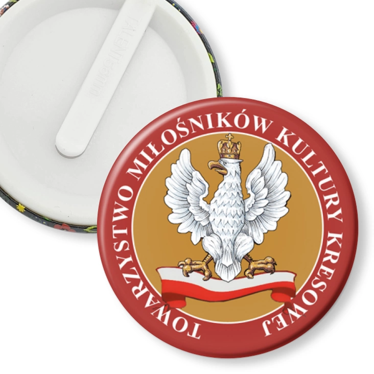 przypinka klips Towarzystwo Miłośników Kultury Kresowej