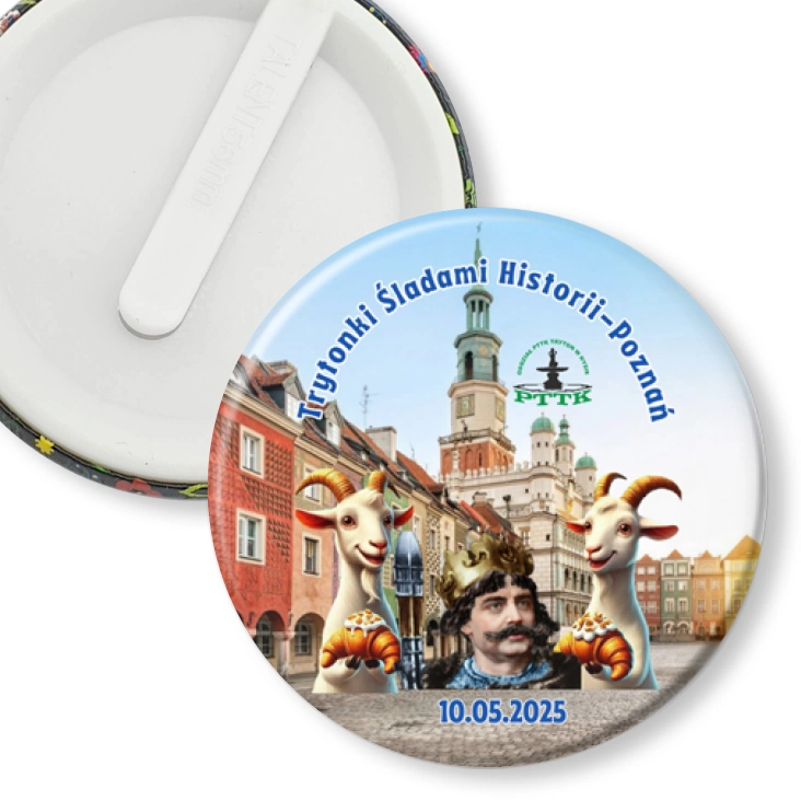 przypinka klips Trytonki Śladami Historii Poznań 2025