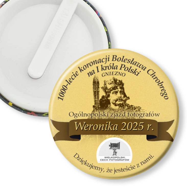 przypinka klips Weronika 2025
