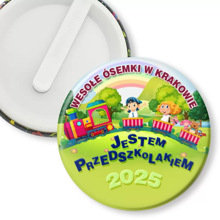 przypinka klips Wesołe Ósemki w Krakowie