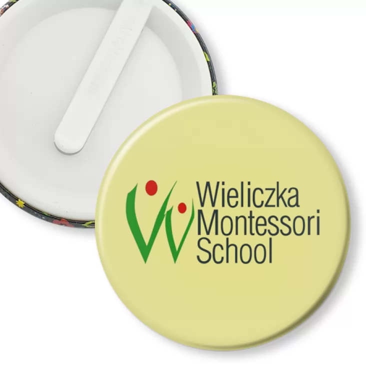 przypinka klips Wieliczka Montessori School