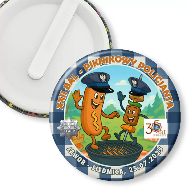 przypinka klips XXII Bal Piknikowy Policjanta
