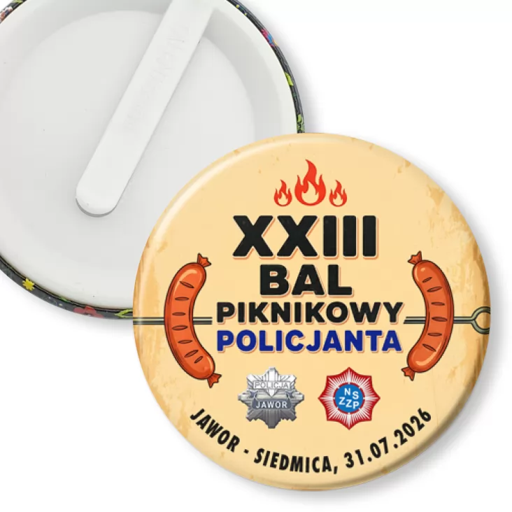 przypinka klips XXIII Bal Piknikowy Policjanta