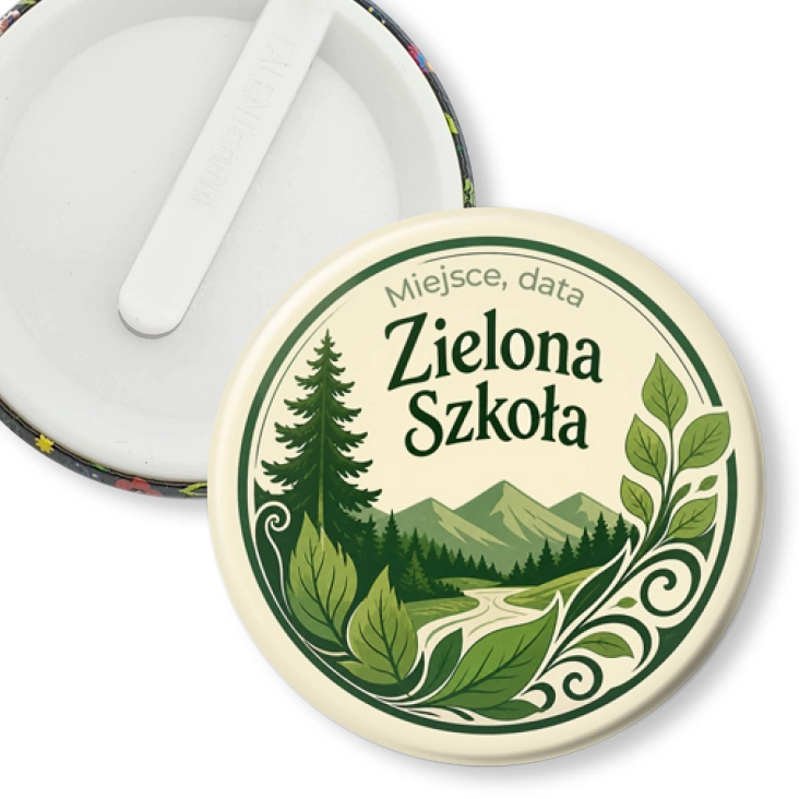 przypinka klips Zielona Szkoła