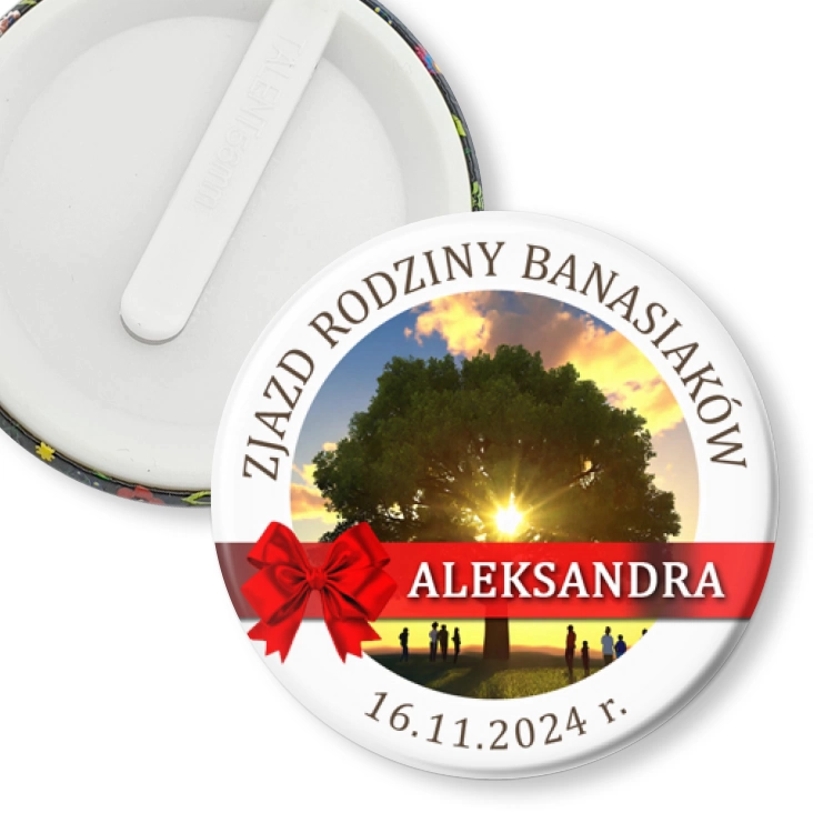 przypinka klips Zjazd rodziny Banasiaków