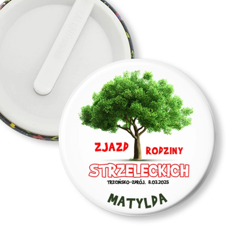 przypinka klips Zjazd Rodziny Strzeleckich Trzcisko-Zdrój 2025