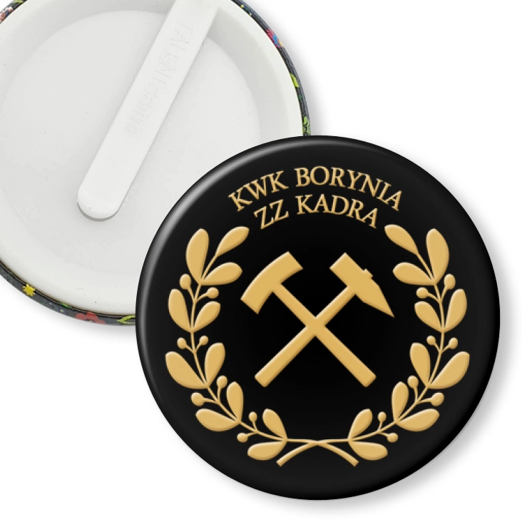 przypinka klips ZZ KADRA KWK BORYNIA