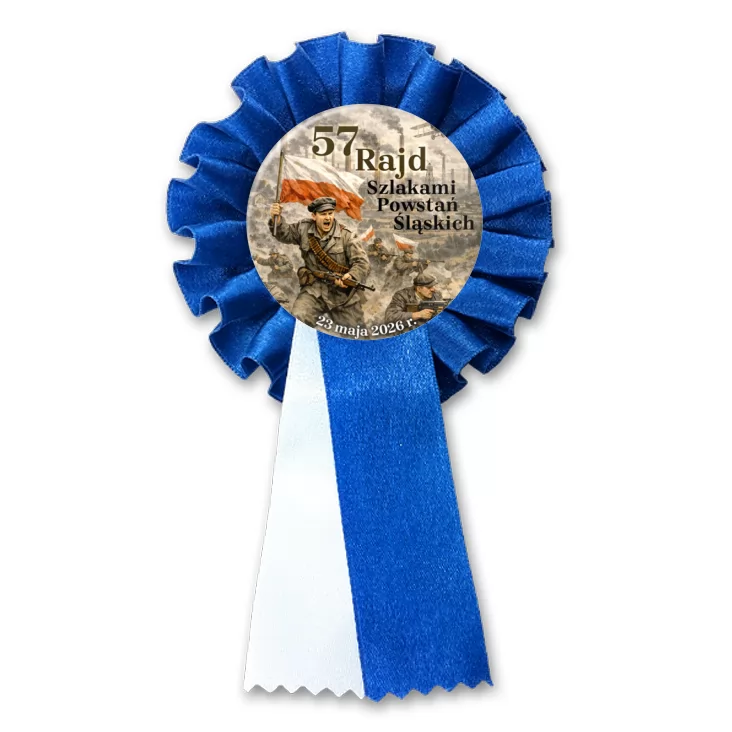 przypinka kotylion 57 Rajd Szlakami Powstań Sląskich