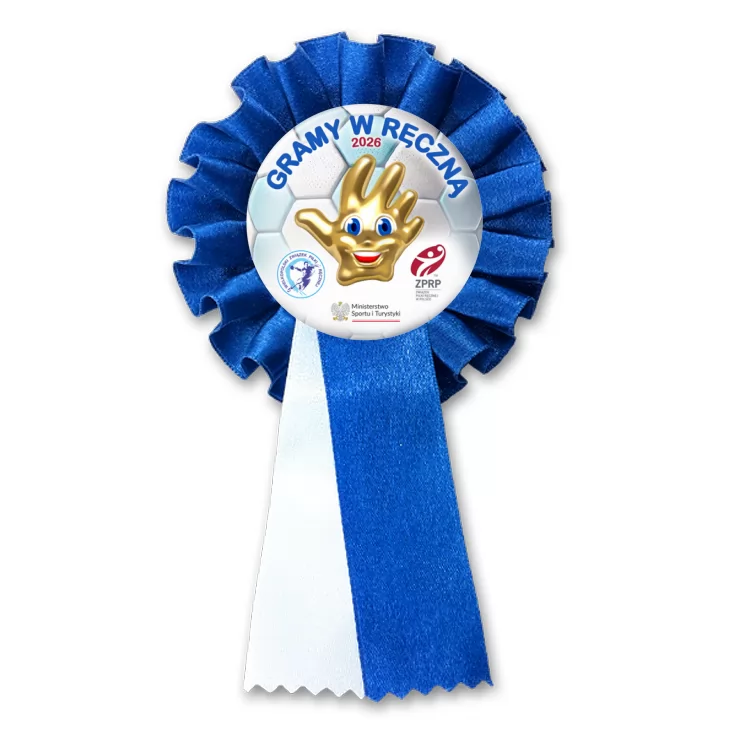 przypinka kotylion Gramy w ręczną 2026