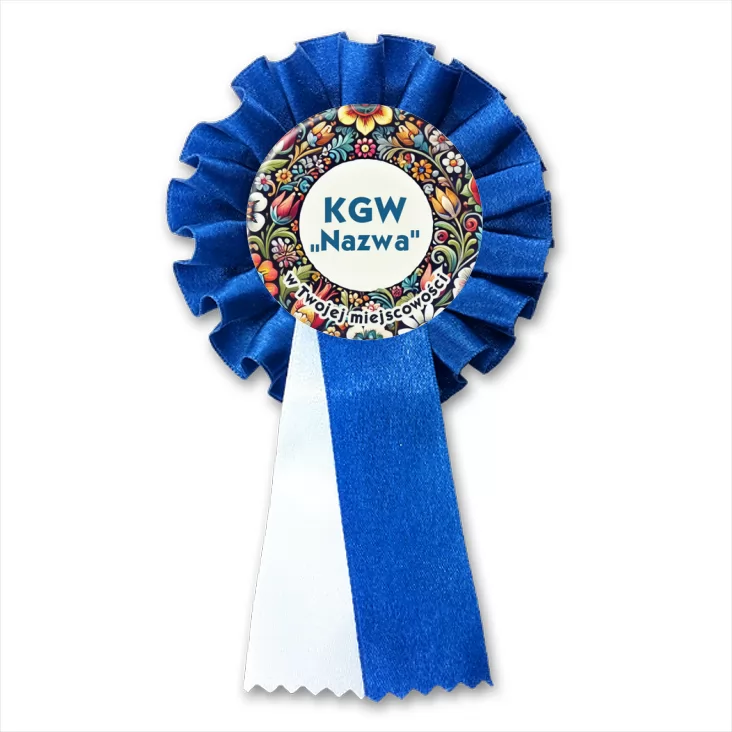 przypinka kotylion KGW motyw kociewski
