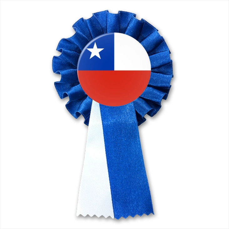 przypinka kotylion Chile