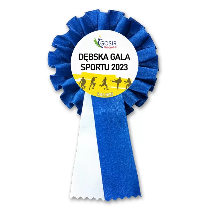 przypinka kotylion Dębska Gala Sportu 2023