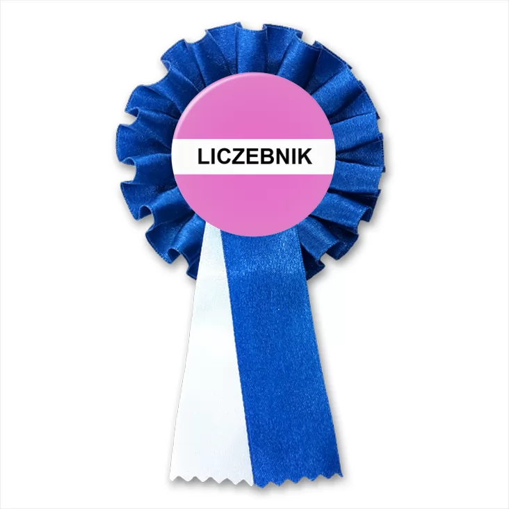 przypinka kotylion Gramatyka liczebnik