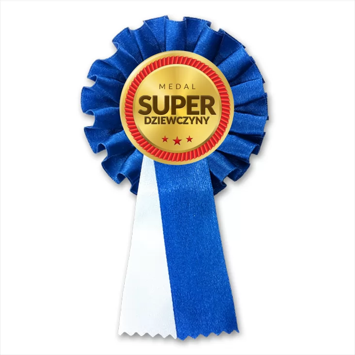 przypinka kotylion Medal Super Dziewczyny