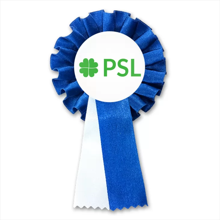 przypinka kotylion Polskie Stronnictwo Ludowe PSL