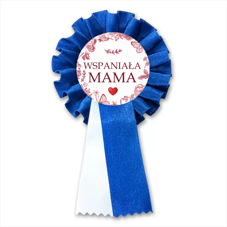 przypinka kotylion Wspaniała Mama Dzień Matki