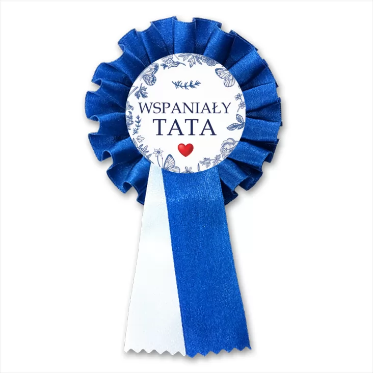przypinka kotylion Wspaniały Tata Dzień Ojca