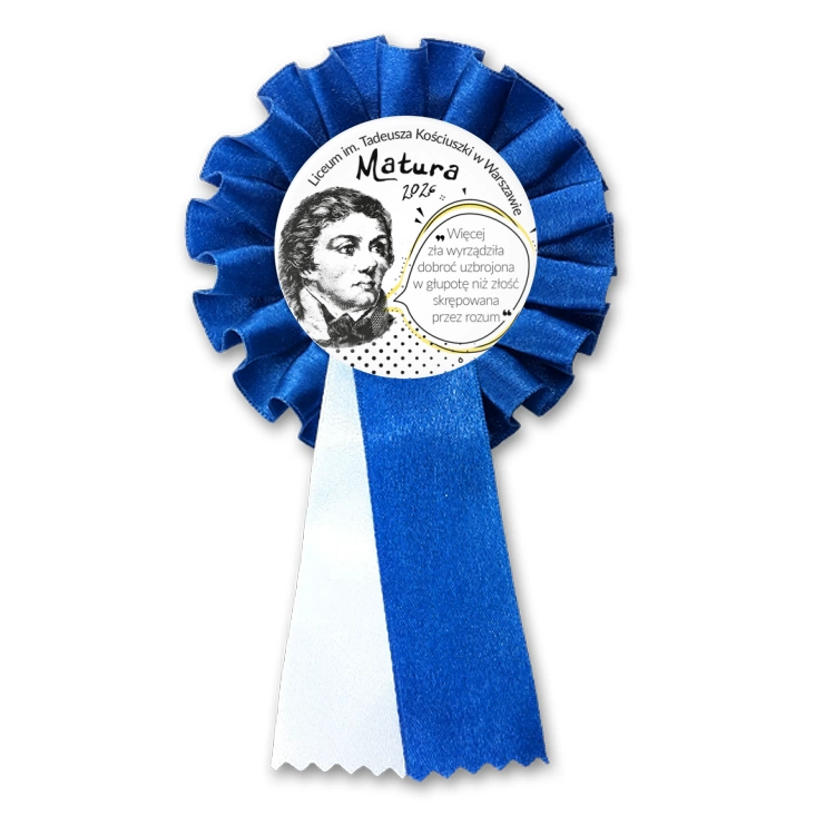 przypinka kotylion Matura Tadeusz Kościuszko